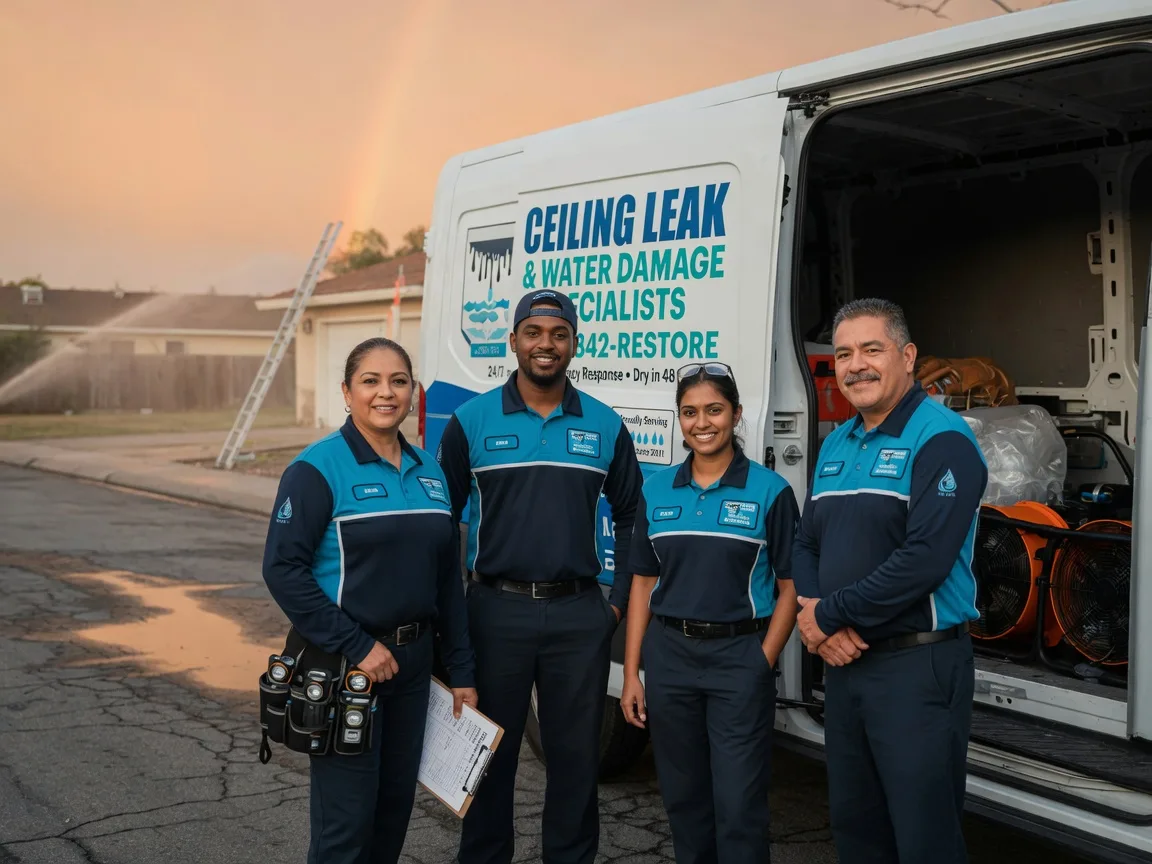 Ceiling Leak Cleanup company in League City, TX